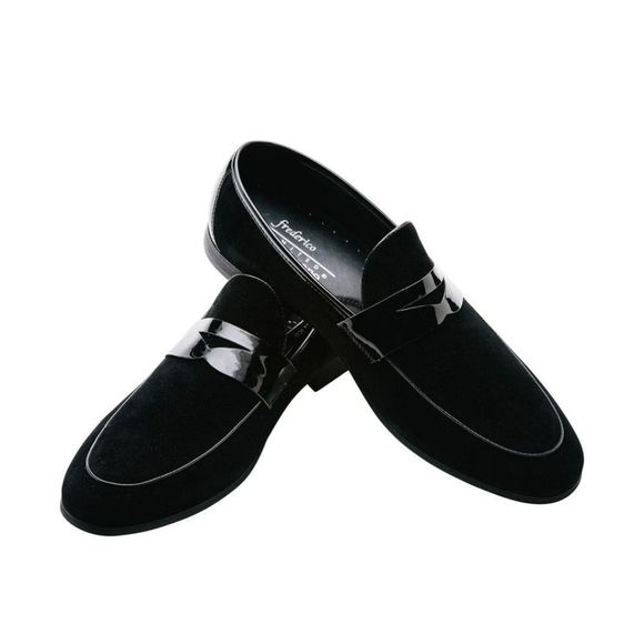Frederico Leone Other - MEN'S FREDERICO LEONE BLACK SUEDE TUXEDO SHOE.